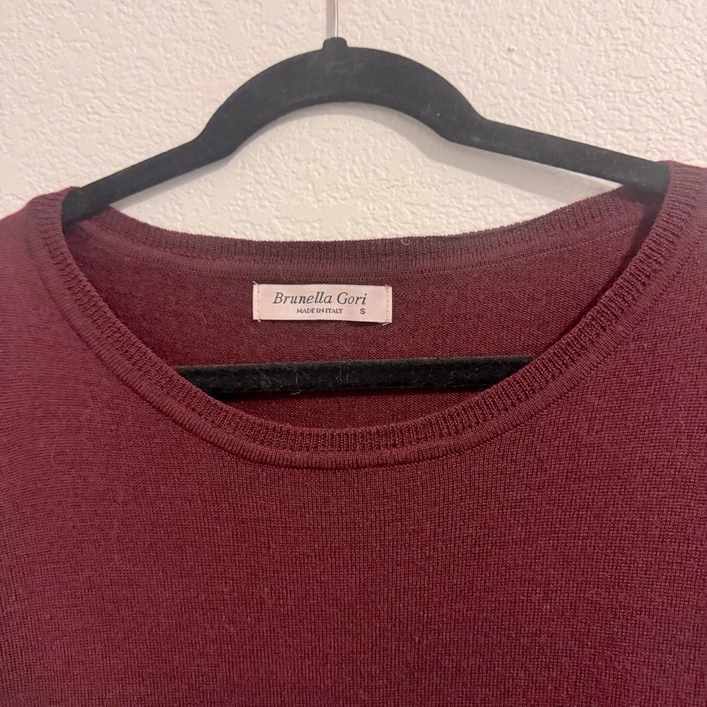 Brunella Gori Burgundy Sweater Dress 100%
Extrafine Merino Wool. Size Wo… - Picture 3 of 13